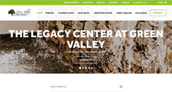 Desktop Screenshot of greenvalleymortuary.com